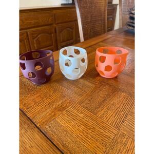 Set of 3 silicone tumbler socks